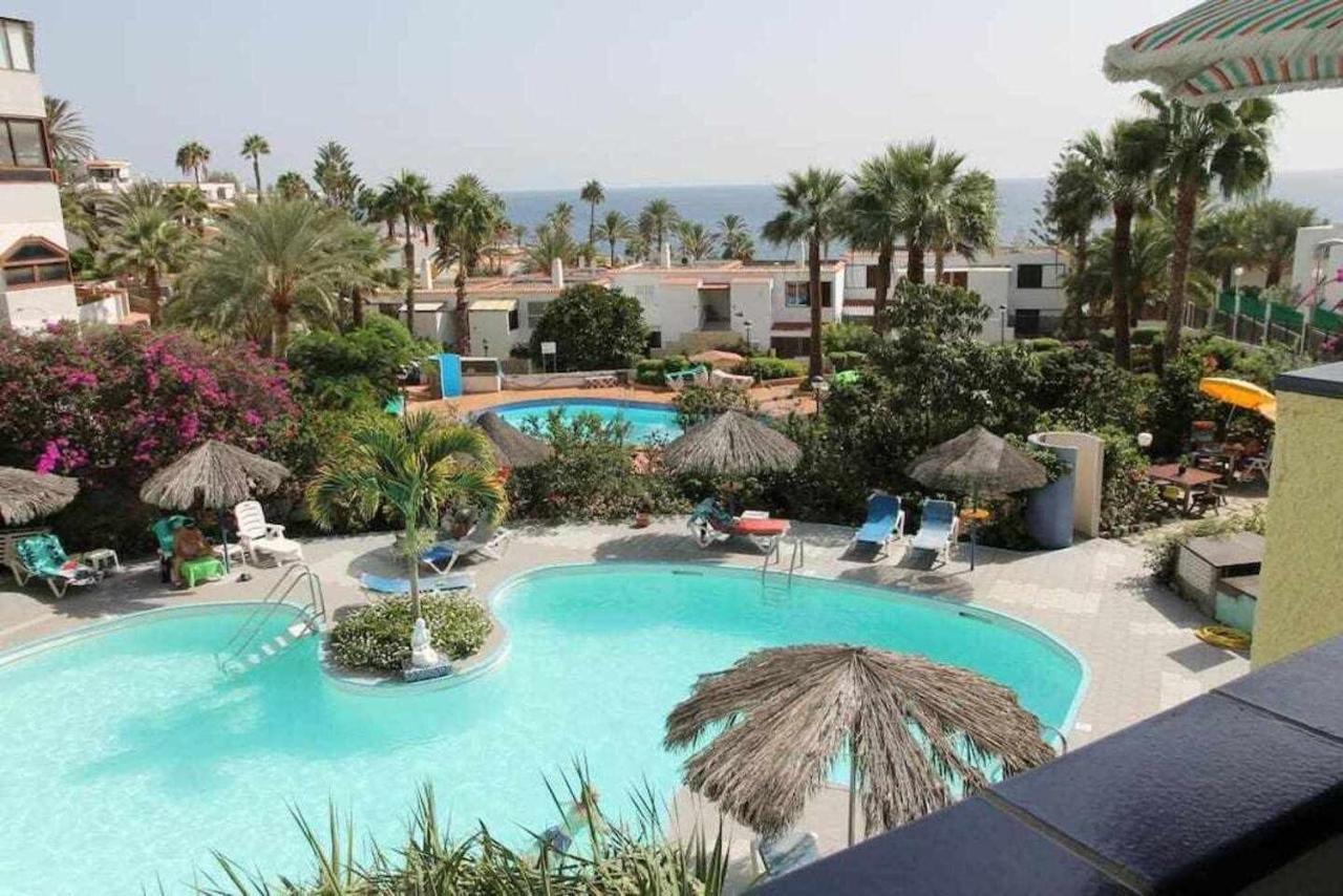 Apartamento Con Piscina Climatizada Y Vista Al Mar San Bartolome Bagian luar foto